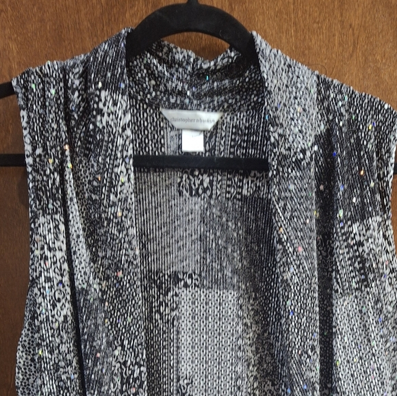 Christopher & Banks sparkle vest large - Picture 5 of 12
